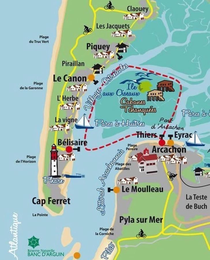 Tiny House Famille Nature Cap Ferret Claouey Eksteriør billede
